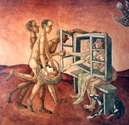 Section of a college wall painting