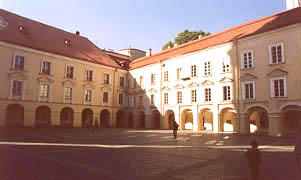 Einer der Innenhöfe der Universität Vilnius